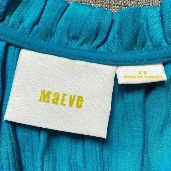 Anthropologie Maeve La Habana Dress in Teal Extra Small - Picture 4 of 7